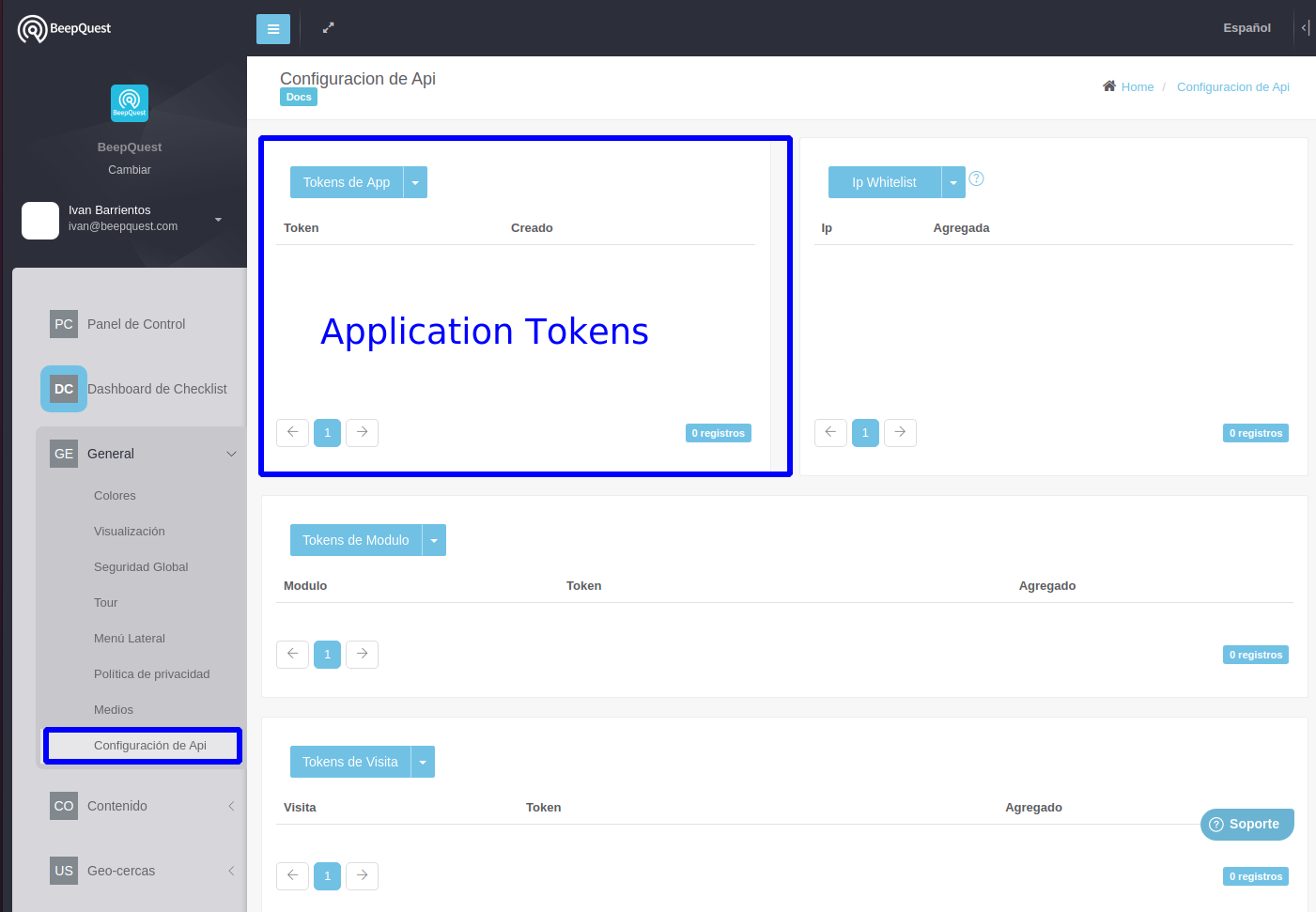 ApplicationTokens